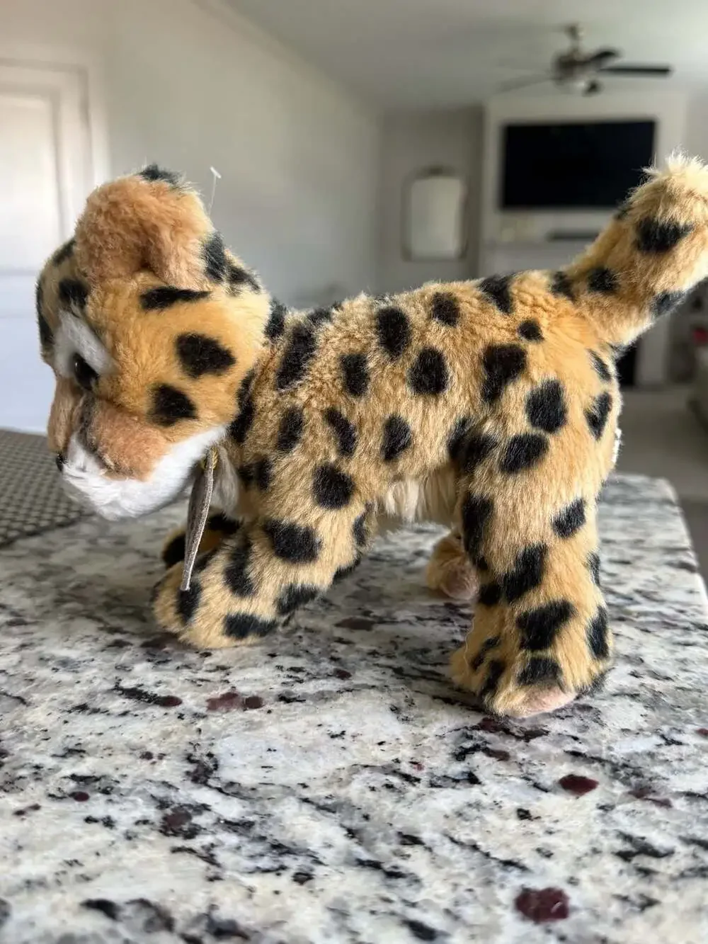 Busch Gardens Williamsburg Cheetah Plush Stuffed Animal w/ Tag Leopard Cub Toy